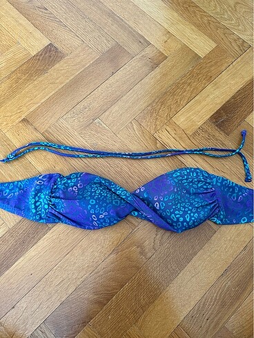 36 Beden mavi Renk Penti Bikini Takımı
