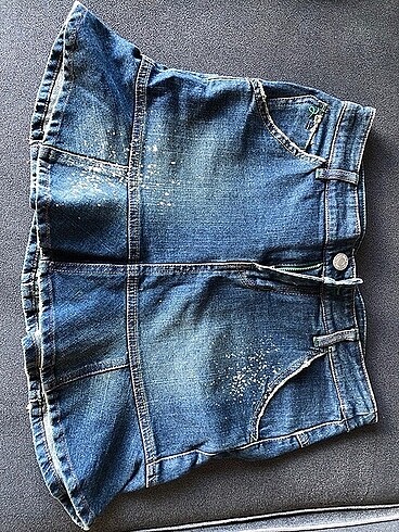 Mango 2000s Vintage Mini Kot Etek