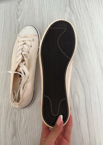 Beyaz Kadın Günlük Spor Ayakkabı - Görsel 4