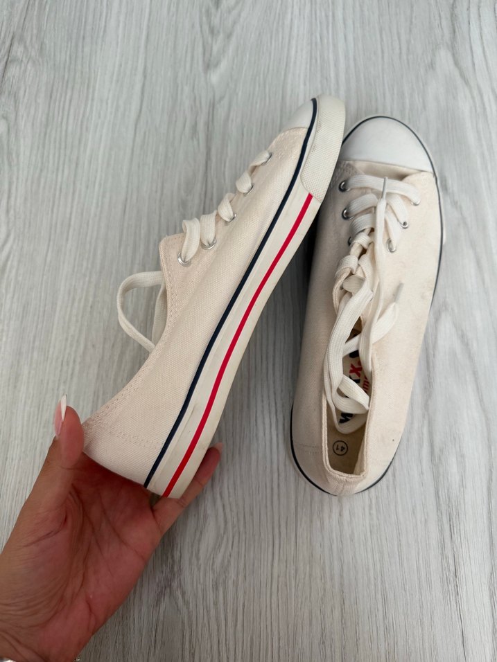 Beyaz Kadın Günlük Spor Ayakkabı - Görsel 2