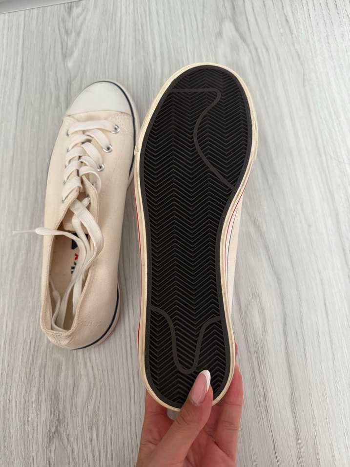 Beyaz Kadın Günlük Spor Ayakkabı - Görsel 4