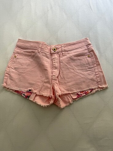 Mango mini pembe şort