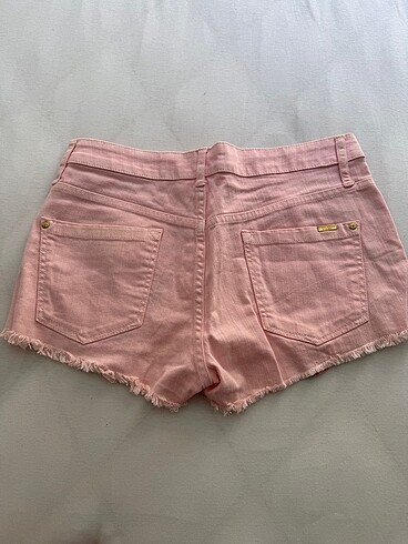 36 Beden pembe Renk Mango mini pembe şort