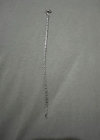 Gri gümüş  Erkek Bileklik - Görsel 2