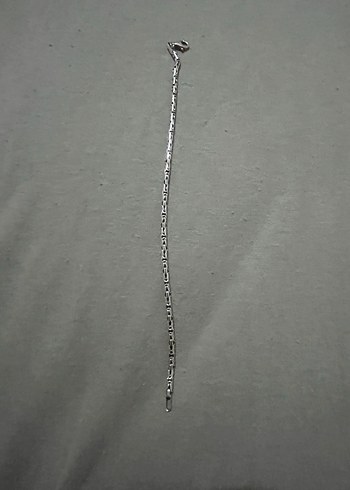 Gri gümüş  Erkek Bileklik - Görsel 3