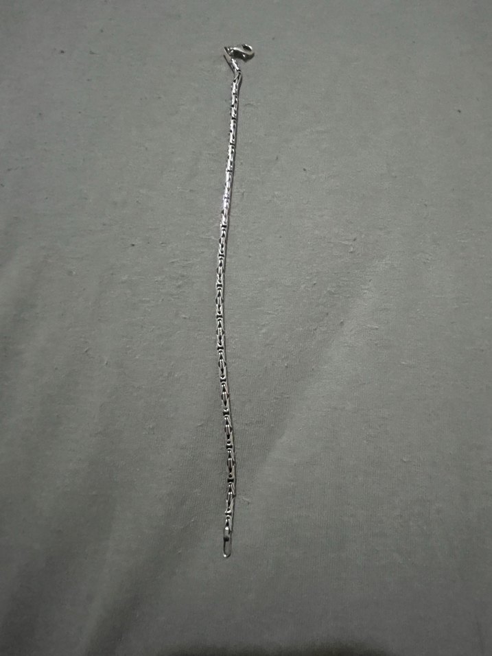 Gri gümüş  Erkek Bileklik - Görsel 2