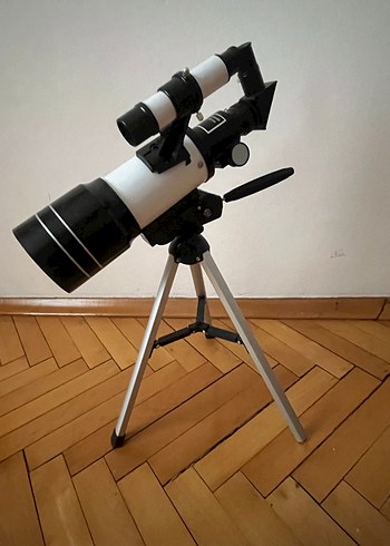 Beyaz Mini Teleskop Tripodlu - Görsel 4