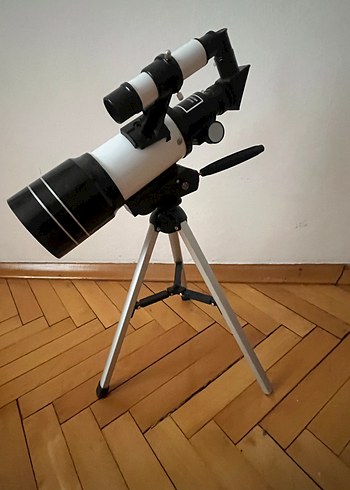 Beyaz Mini Teleskop Tripodlu - Görsel 5