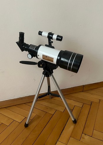 Beyaz Mini Teleskop Tripodlu - Görsel 3