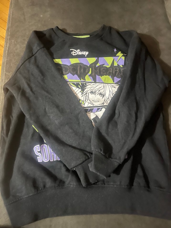 Disney Siyah Baskılı Erkek Sweatshirt - Görsel 2