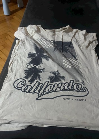 Beyaz Baskılı Erkek Çocuk Tişörtü - Görsel 2