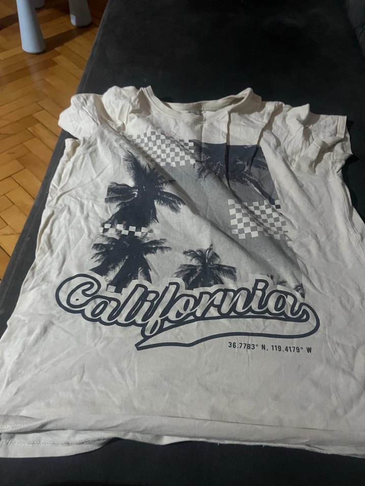 Beyaz Baskılı Erkek Çocuk Tişörtü - Görsel 2