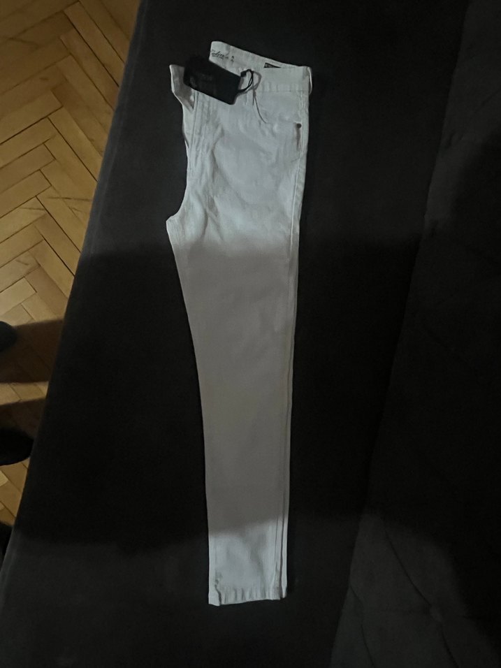 Beyaz kadın kot - Görsel 2