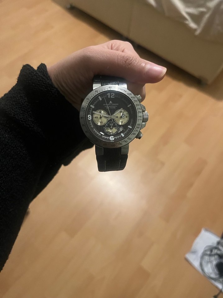 Jacques Lemans Siyah Erkek Biker Kol Saati - Görsel 2