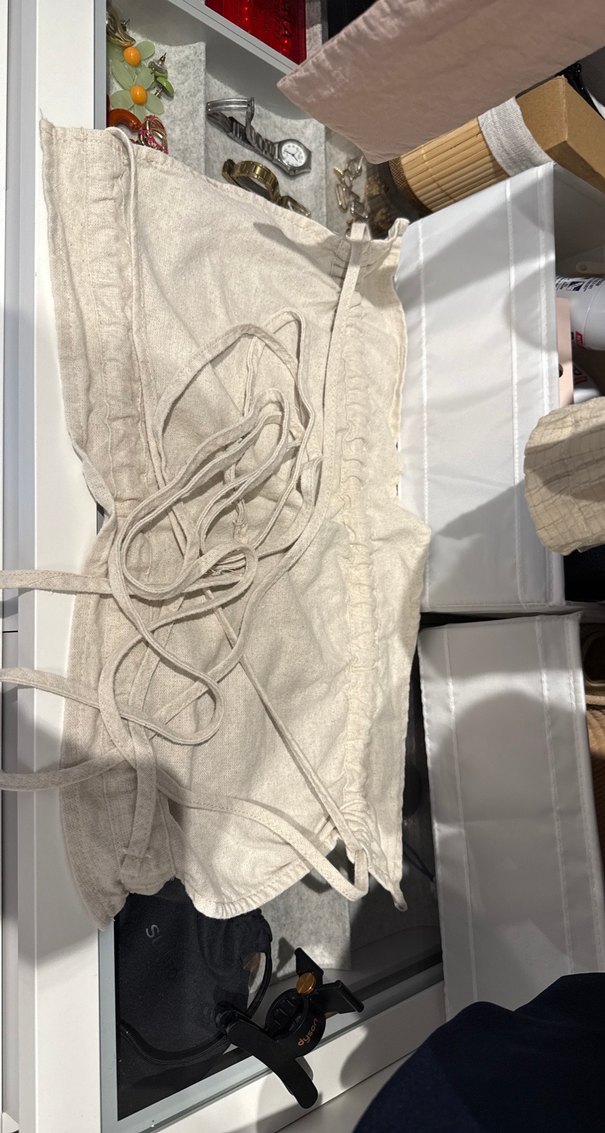 Keten Askılı sırtı full açık bağlamalı - Görsel 3