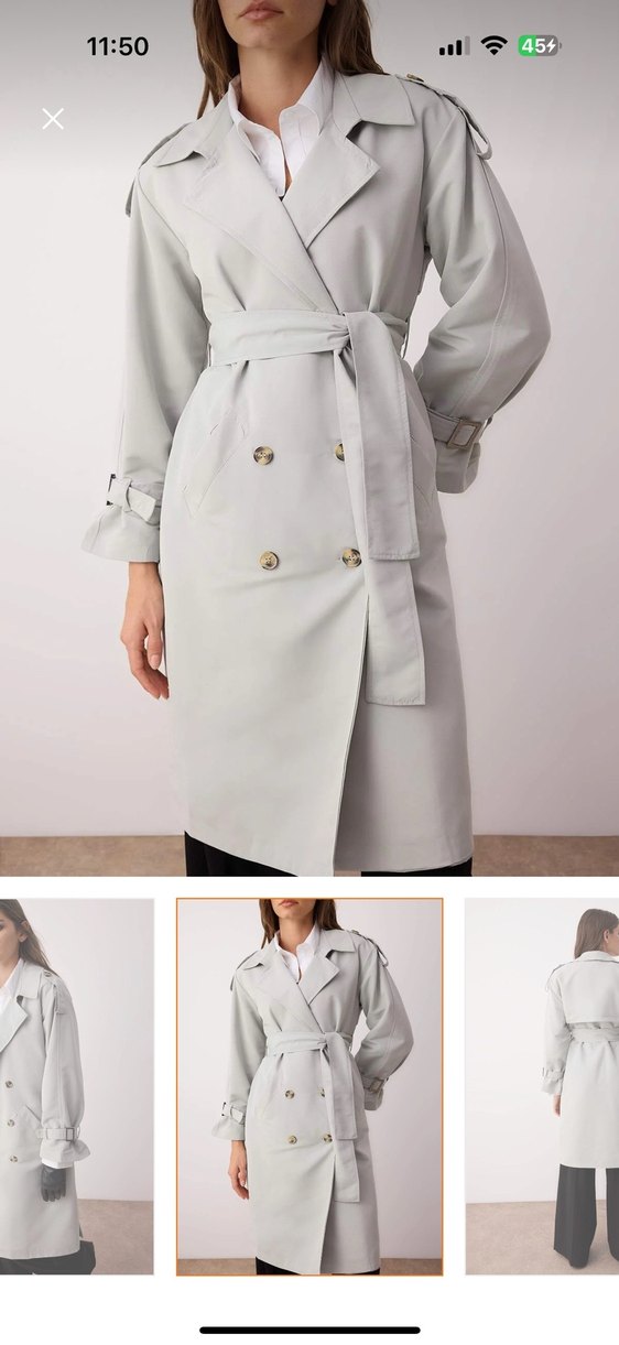 TrendyolMilla Su itici Trençkot - Görsel 2