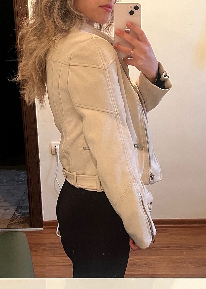 Zara Süet Ceket - Görsel 5