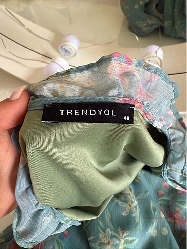 Trendyol Fırfırlı Elbise - Görsel 8