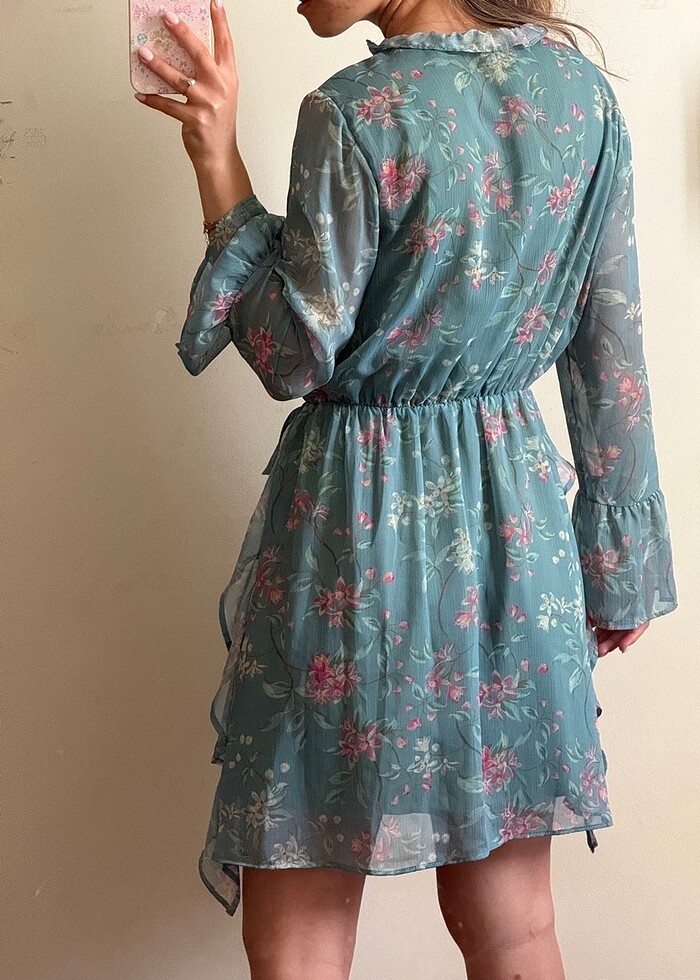 Trendyol Fırfırlı Elbise - Görsel 3