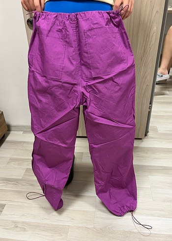 addax Mor Salaş paraşüt pantolon - Görsel 2