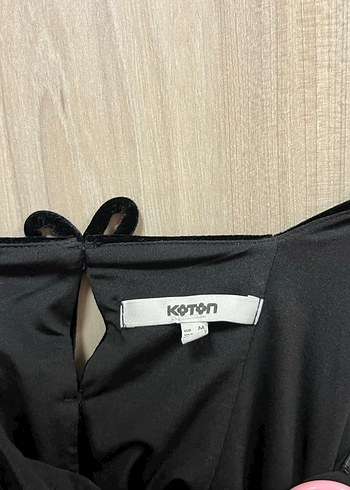 Fiyonklu kadife kumaş bluz - Görsel 3