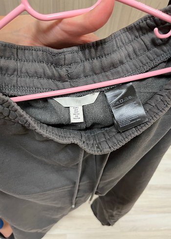 H&M Gri Kadın Salaş Eşofman Altı - Görsel 3