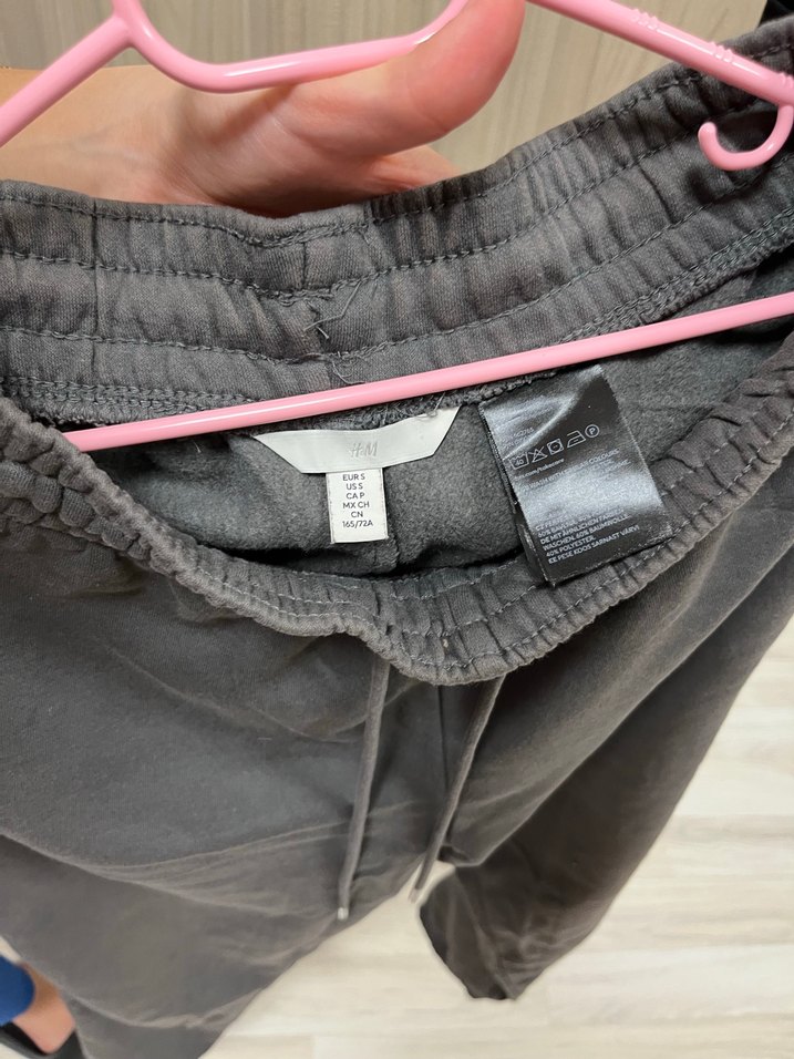 H&M Gri Kadın Salaş Eşofman Altı - Görsel 3