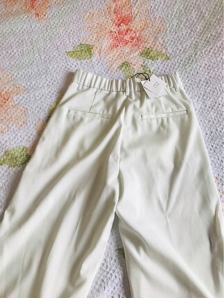 xs Beden beyaz Renk Zara Pantolon