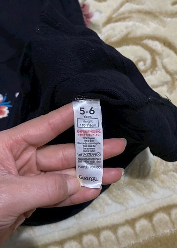 Çiçek İşlemeli Renkli Bohem Kız Elbisesi - Görsel 4