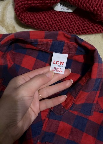 Kırmızı Kareli Pamuklu Uzun Kollu Gömlek - Görsel 2