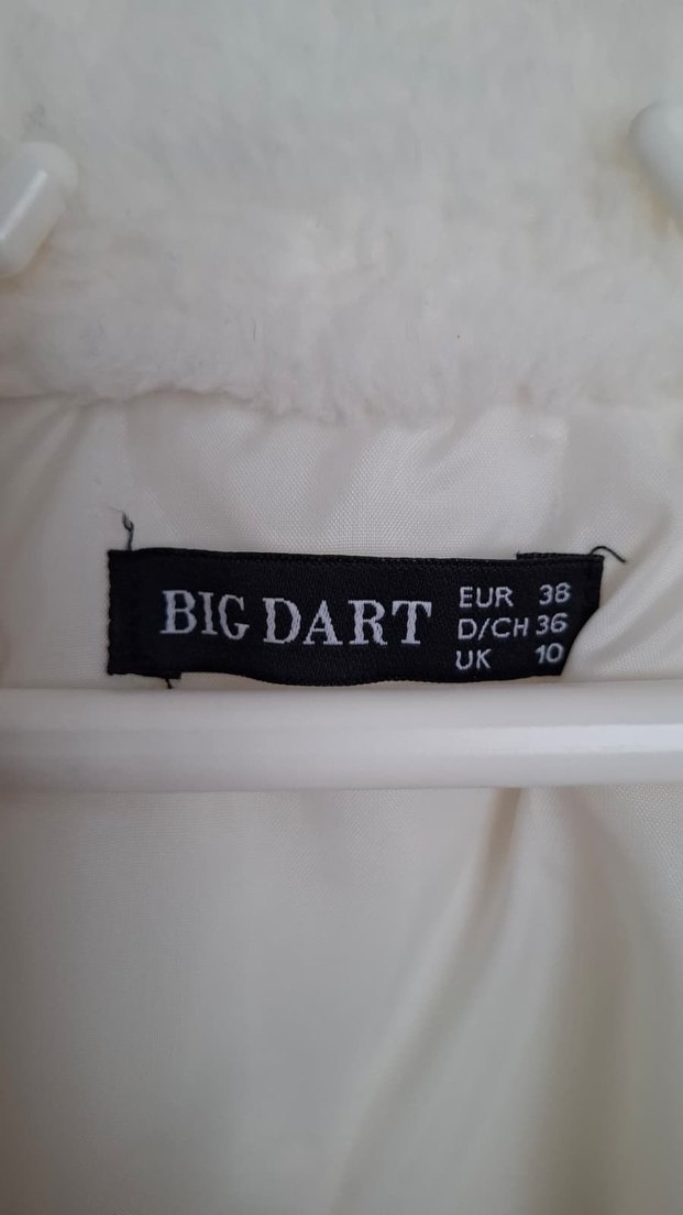 Beyaz Peluş Kadın Ceket - Görsel 4