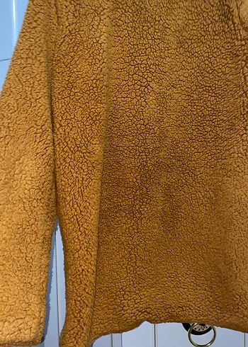 Düğmeli Kahverengi Midi çocuk Kaban - Görsel 5