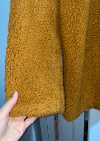 Düğmeli Kahverengi Midi çocuk Kaban - Görsel 8