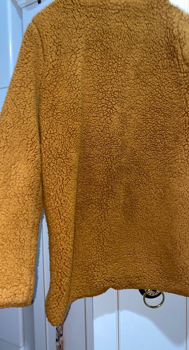 Düğmeli Kahverengi Midi çocuk Kaban - Görsel 5