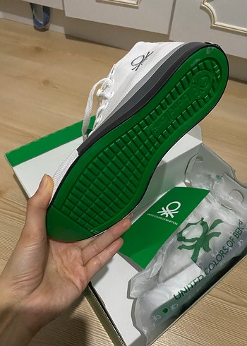 Benetton Boğazlı Spor Ayakkabı - Görsel 4