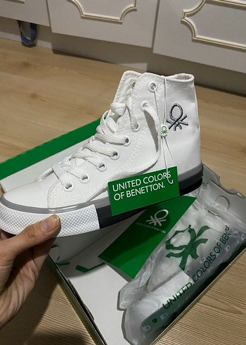 Benetton Boğazlı Spor Ayakkabı - Görsel 3