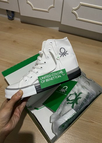 Benetton Boğazlı Spor Ayakkabı - Görsel 2