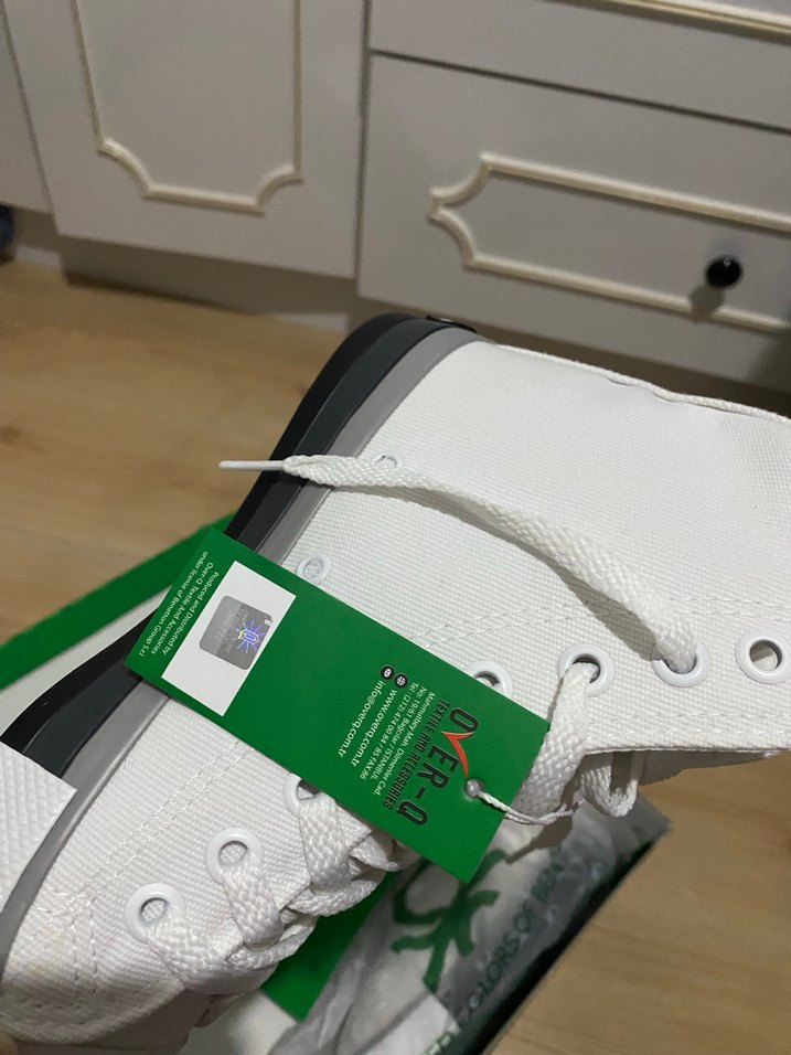 Benetton Boğazlı Spor Ayakkabı - Görsel 5