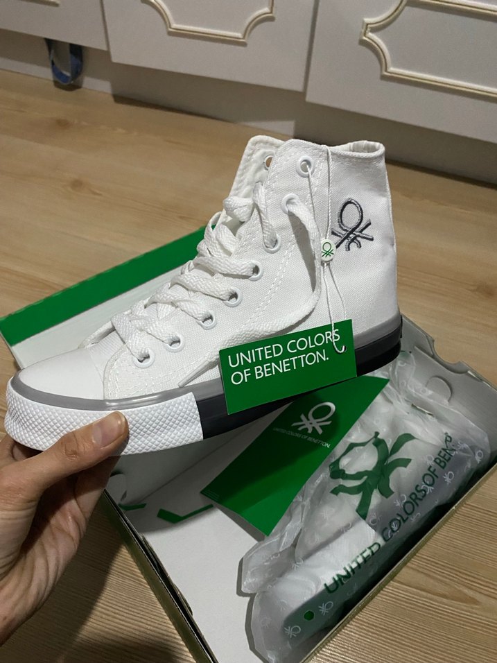 Benetton Boğazlı Spor Ayakkabı - Görsel 3