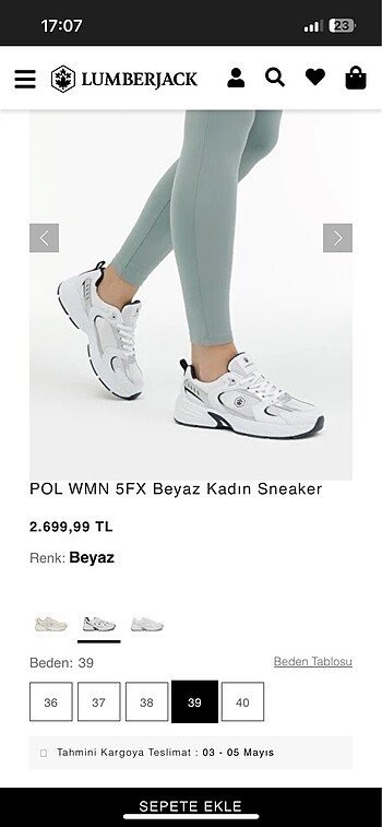 POL WMN 5FX Beyaz Kadın Sneaker