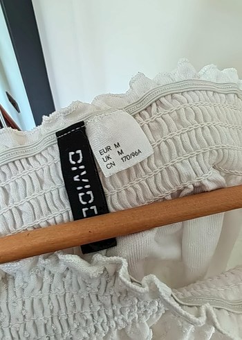 Uzun Kollu Beyaz Bohem Bluz - Görsel 5