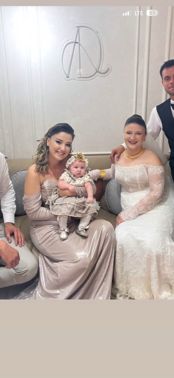 Uzun Kollu Drapeli Straplez Abiye Elbise - Görsel 4