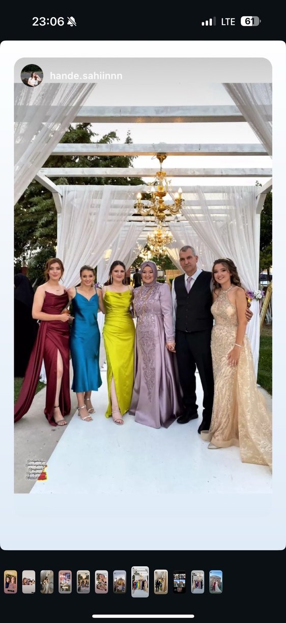 Parıltılı Nakışlı Uzun Abiye özel tasarım - Görsel 4