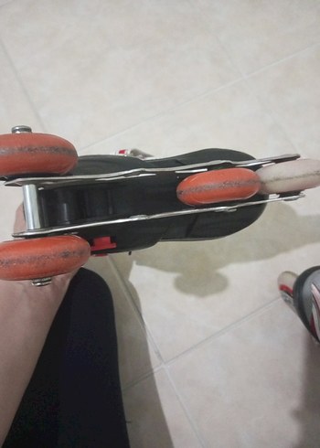 Sportive Kırmızı Bağcıklı Erkek Spor Paten