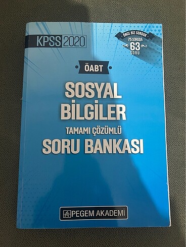 KPSS/ ÖABT SOSYAL BİLGİLER ÖĞRETMENLİĞİ