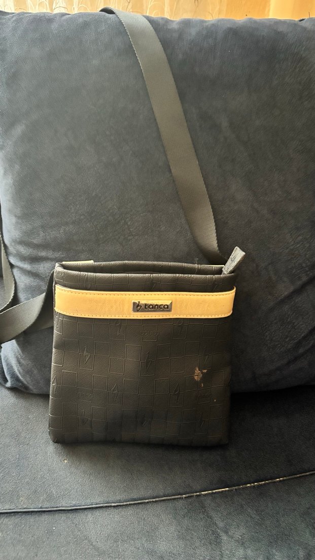 Deri Kahverengi-lacivert Kadın Çapraz Çanta - Görsel 5