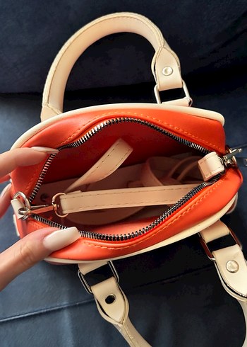 Ecrou hiç kullanılmamış turuncu el çantası - Görsel 3