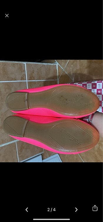 Beta Bety shoes pembe ayakkabı/babet