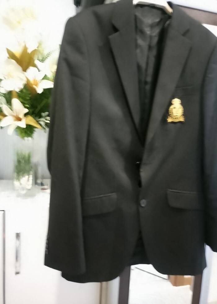 Sıyah spor ceket - Görsel 3