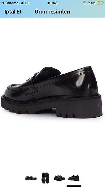 40 Beden Calvin Klein chunky combat loafer